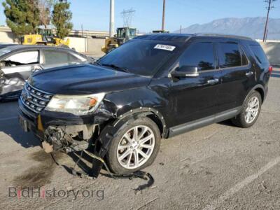 2017 Ford EXPLORER Limited, black — VIN 1FM5K7F83HGA95254, Copart