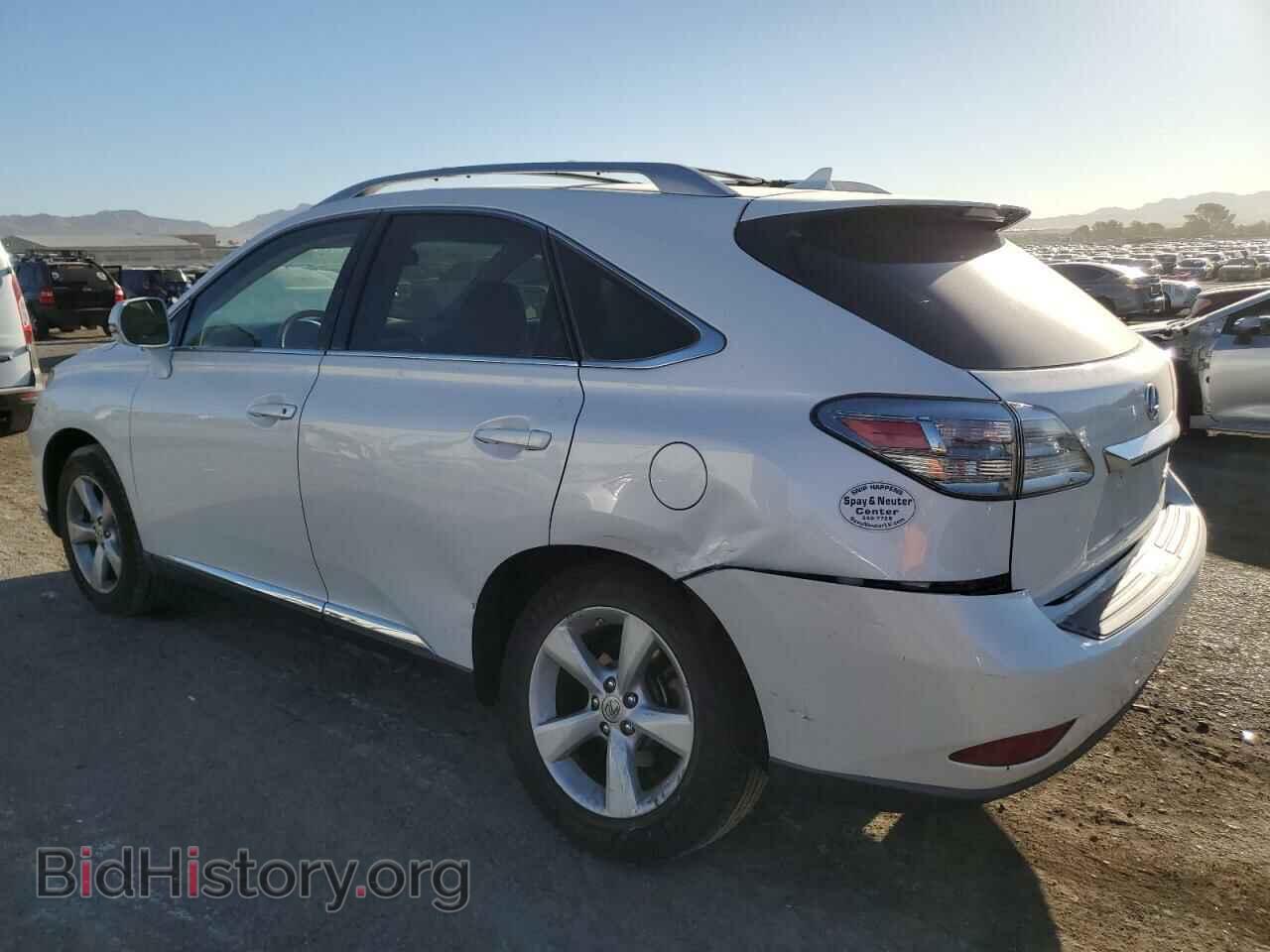 2012 LEXUS RX350 - VIN: 2T2BK1BA5CC137794 - Фото 2