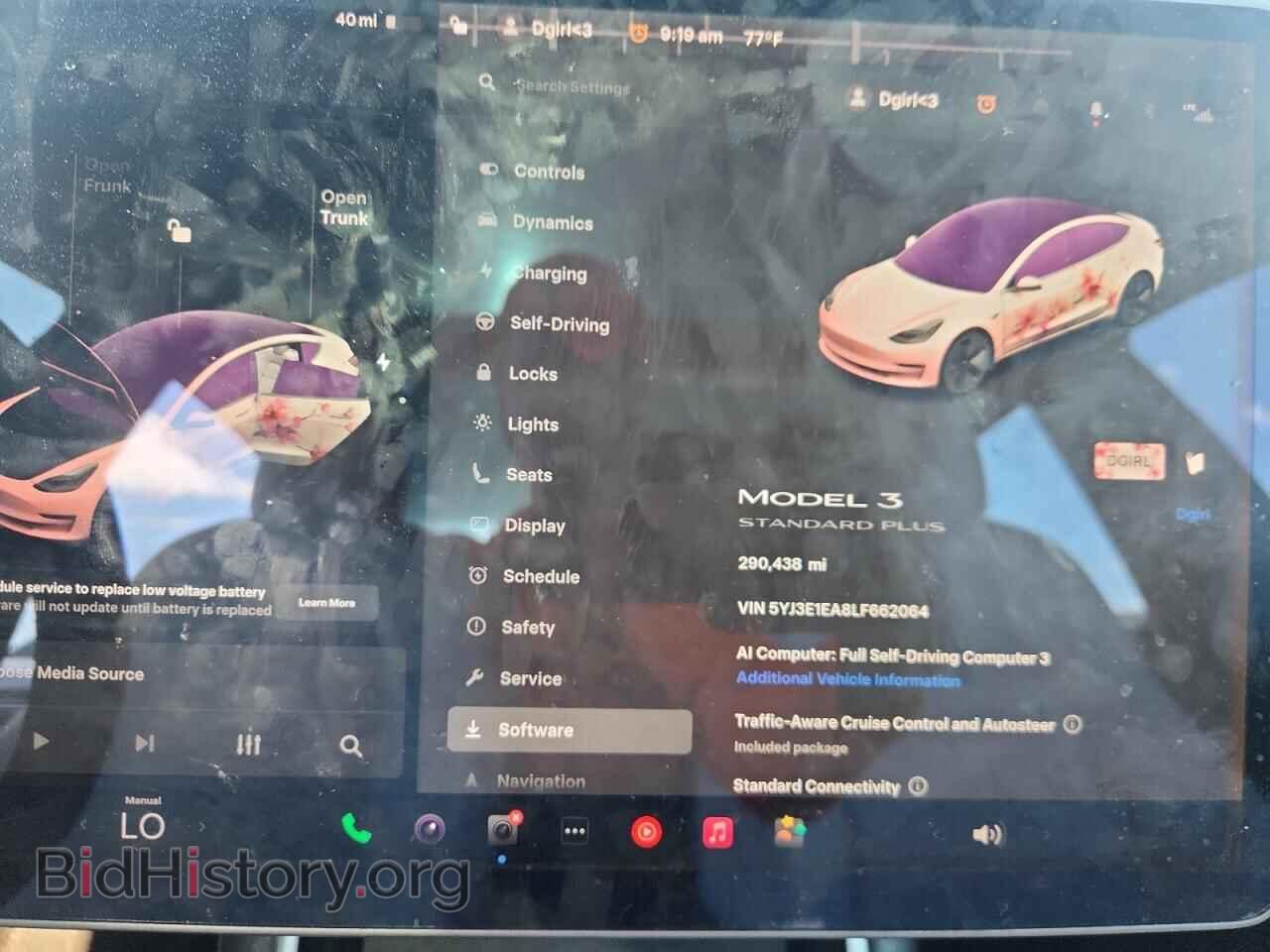2020 TESLA MODEL 3 - VIN: 5YJ3E1EA8LF662064 - Photo 9