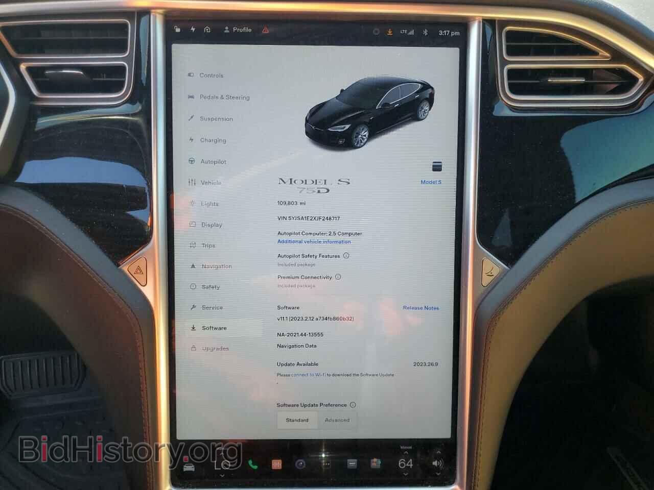2018 TESLA MODEL S - VIN: 5YJSA1E2XJF248717 - Photo 9
