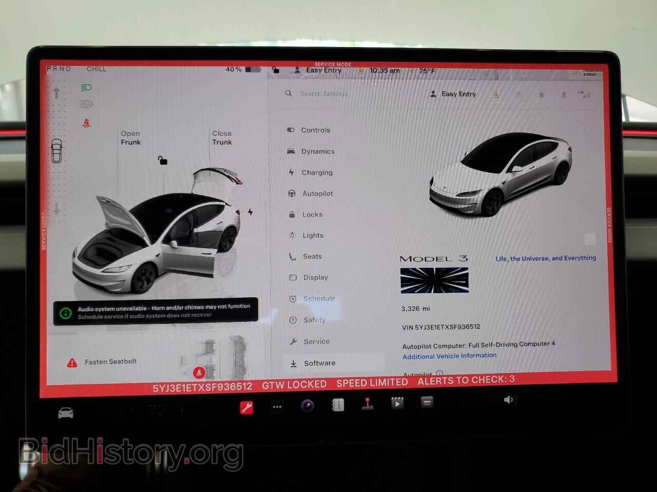 2025 TESLA MODEL 3 - VIN: 5YJ3E1ETXSF936512 - Фото 9