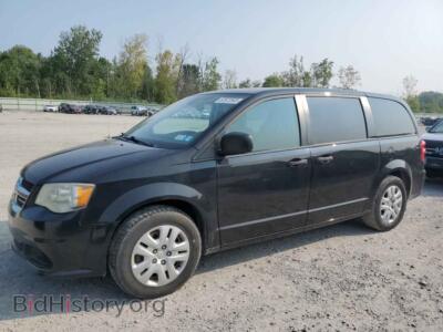2019 Dodge CARAVAN SE, черный — VIN 2C4RDGBGXKR809075, Copart