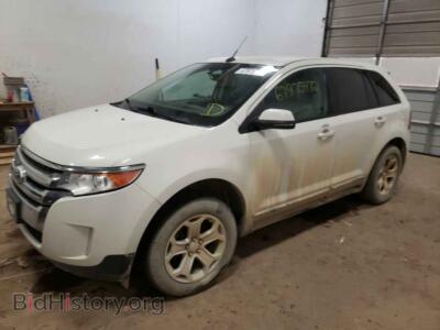 2012 Ford EDGE Edge SEL, white — VIN 2FMDK3J91CBA36014, Copart