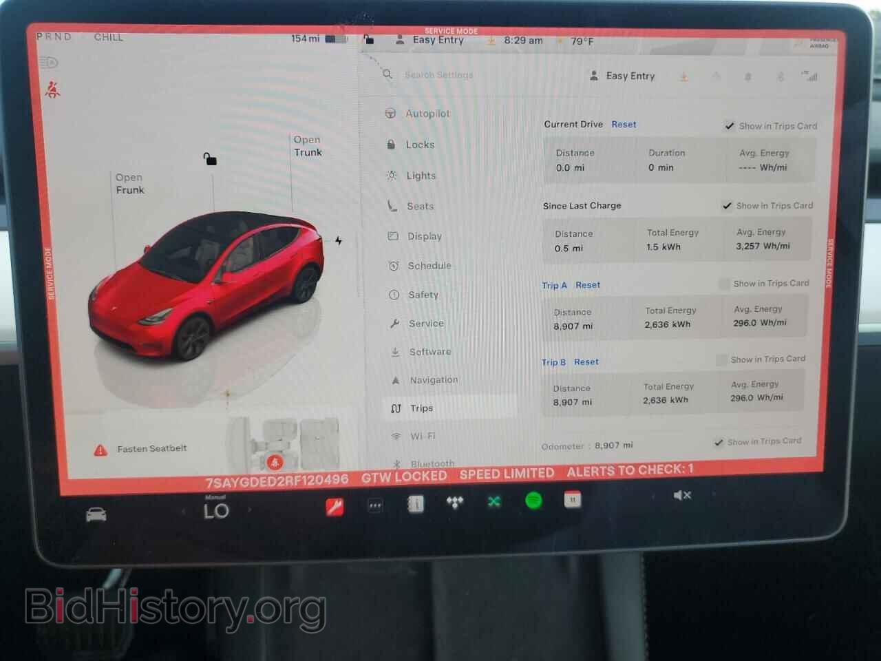 2024 TESLA MODEL Y - VIN: 7SAYGDED2RF120496 - Photo 9