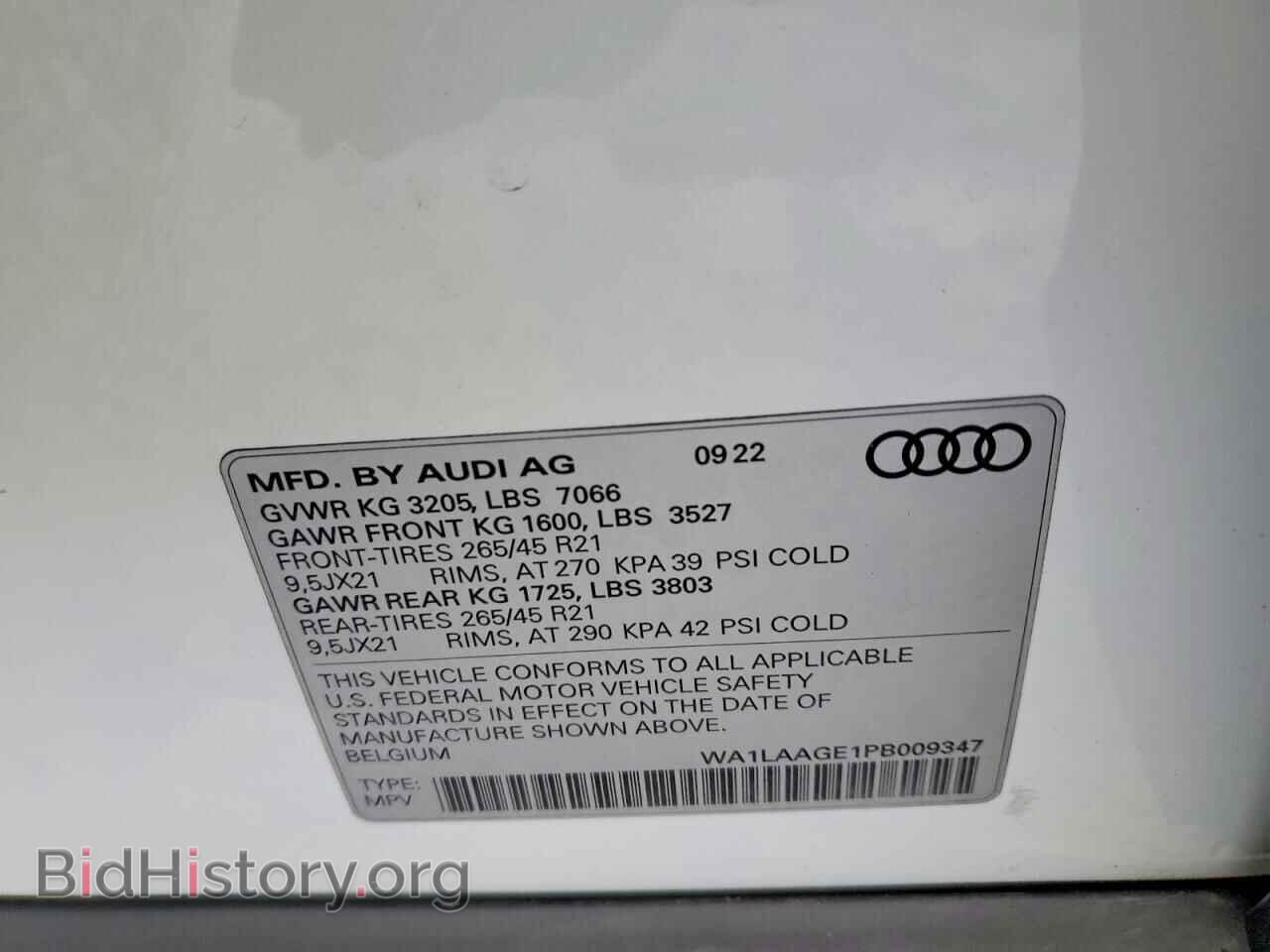 2023 AUDI E-TRON - VIN: WA1LAAGE1PB009347 - Photo 13