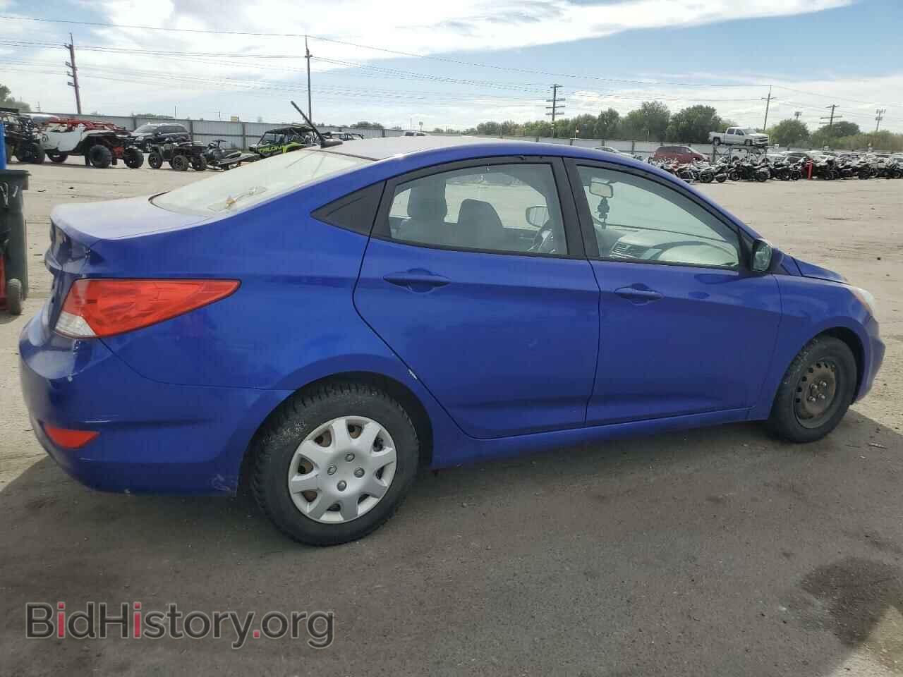 2013 HYUNDAI ACCENT - VIN: KMHCT4AEXDU444776 - Фото 3