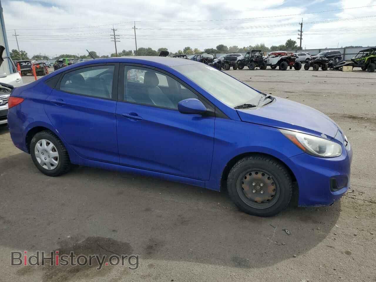 2013 HYUNDAI ACCENT - VIN: KMHCT4AEXDU444776 - Фото 4