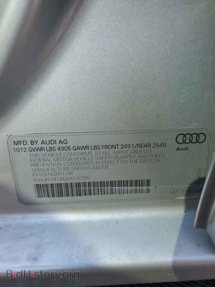 2013 AUDI A4 - VIN: WAUFFAFL8DN026206 - Фото 12
