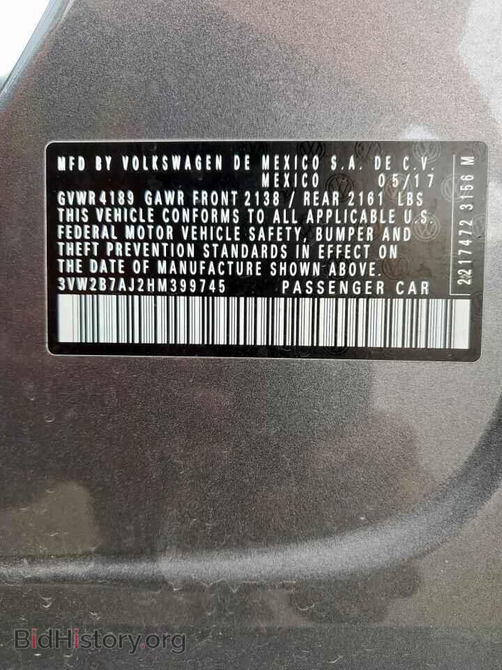 2017 VOLKSWAGEN JETTA - VIN: 3VW2B7AJ2HM399745 - Photo 12