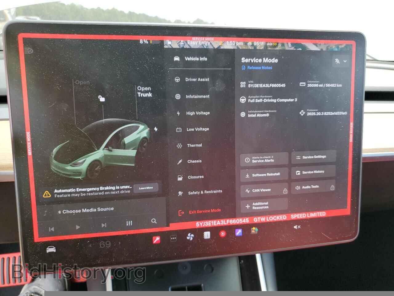 2020 TESLA MODEL 3 - VIN: 5YJ3E1EA3LF660545 - Фото 9