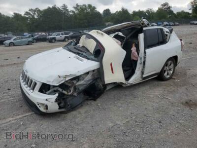 2014 Jeep COMPASS Sport, белый — VIN 1C4NJDBBXED858567, Copart