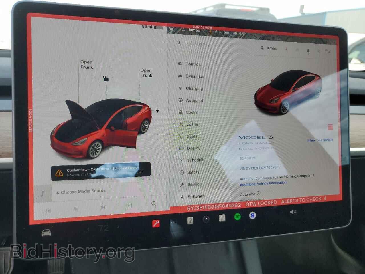 2021 TESLA MODEL 3 - VIN: 5YJ3E1EB0MF049382 - Photo 9