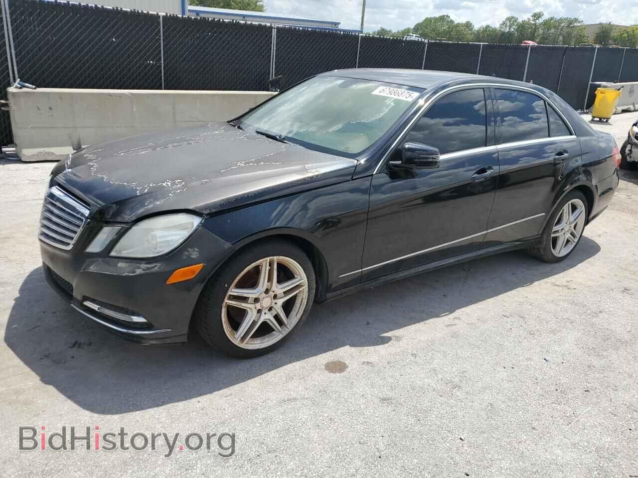 Photo WDDHF8JB0DA766994 - MERCEDES-BENZ E-CLASS 2013