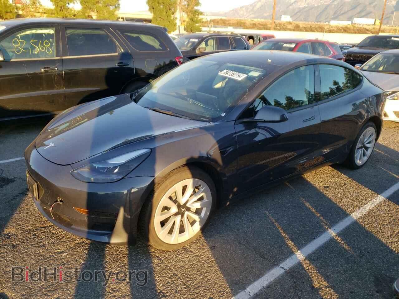 Photo 5YJ3E1EA1NF304016 - TESLA MODEL 3 2022
