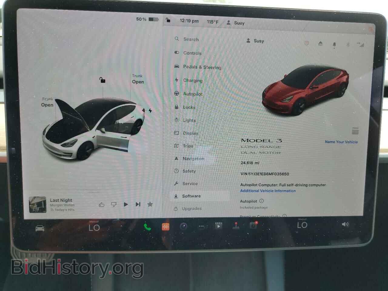 2021 TESLA MODEL 3 - VIN: 5YJ3E1EB6MF035650 - Фото 9