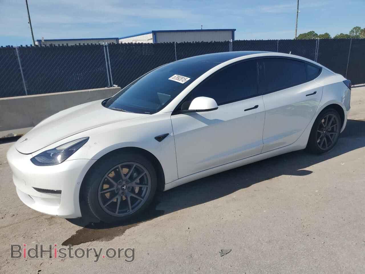 Photo 5YJ3E1EA7MF093452 - TESLA MODEL 3 2021