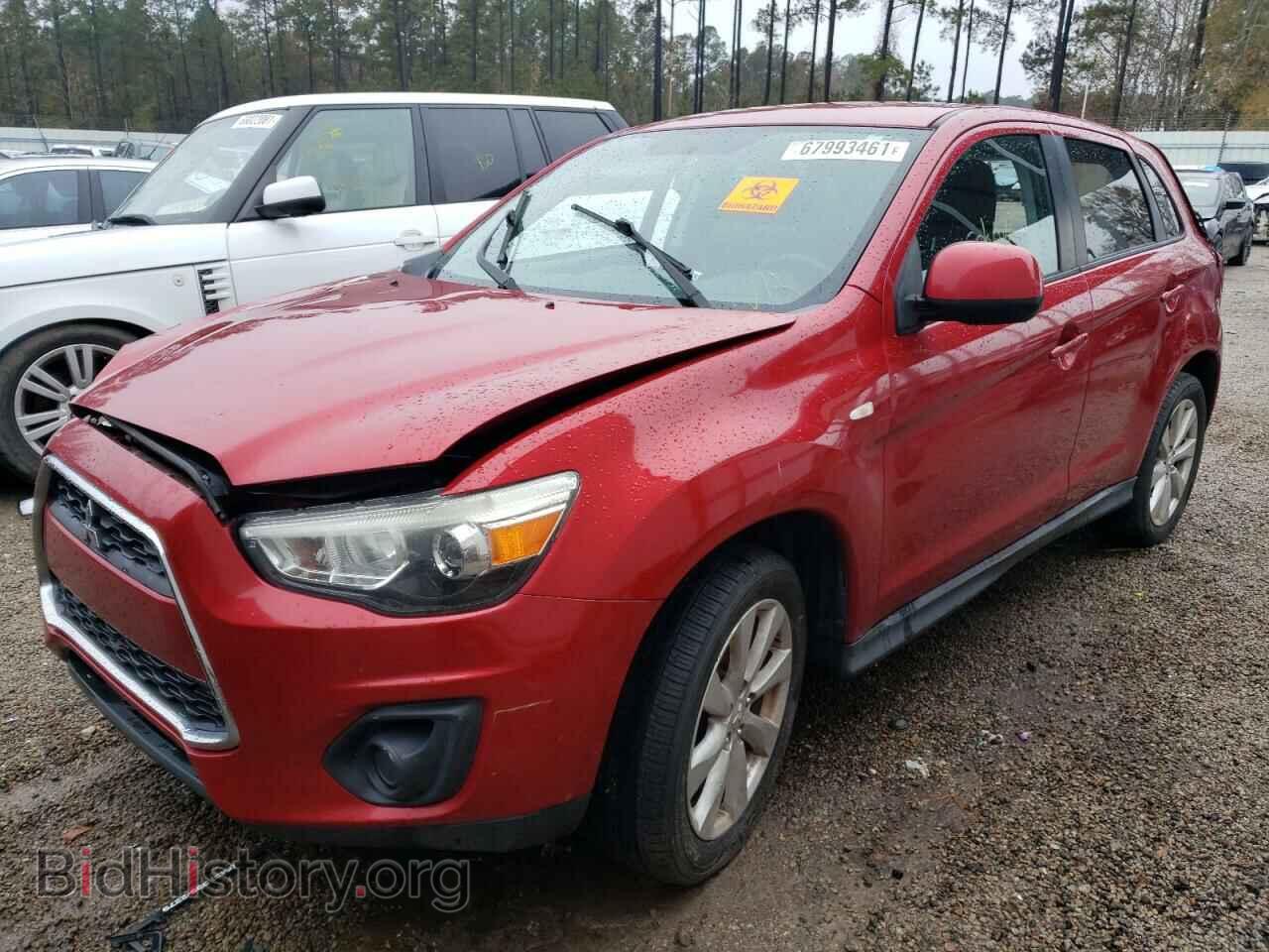 2014 MITSUBISHI OUTLANDER - VIN: 4A4AP3AU5EE002879 - Фото 2