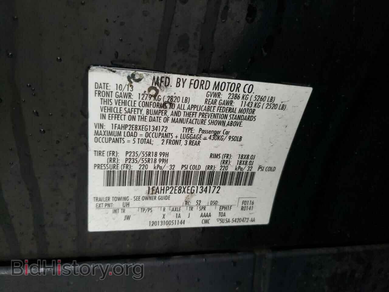 2014 FORD TAURUS - VIN: 1FAHP2E8XEG134172 - Photo 12