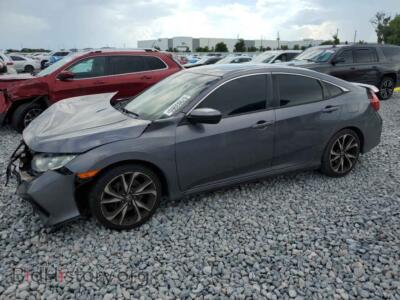 2018 Honda CIVIC SI, gray — VIN 2HGFC1E58JH700181, Copart