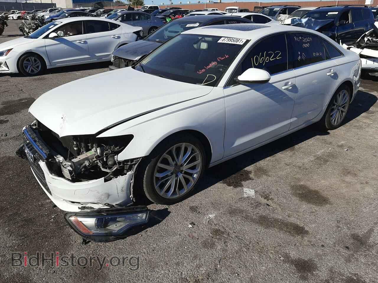 2013 AUDI A6 - VIN: WAUGFAFCXDN108085 - Фото 2