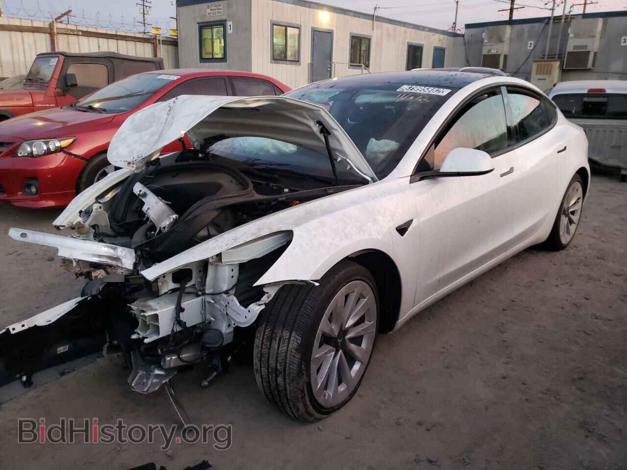 Photo 5YJ3E1EB9NF143083 - TESLA MODEL 3 2022