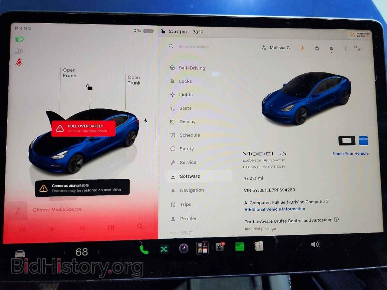 2023 TESLA MODEL 3 - VIN: 5YJ3E1EB7PF694289 - Photo 9