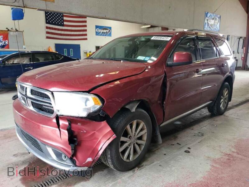 2015 Dodge DURANGO SXT (VIN 1C4RDJAG3FC818231) — photo 1 of 13, Copart, damage: front end