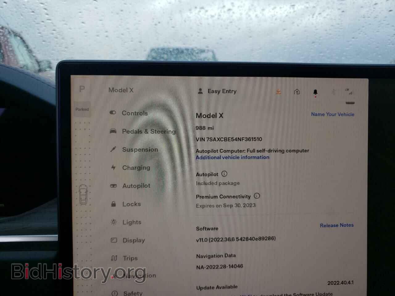 2022 TESLA MODEL X - VIN: 7SAXCBE54NF361510 - Photo 9