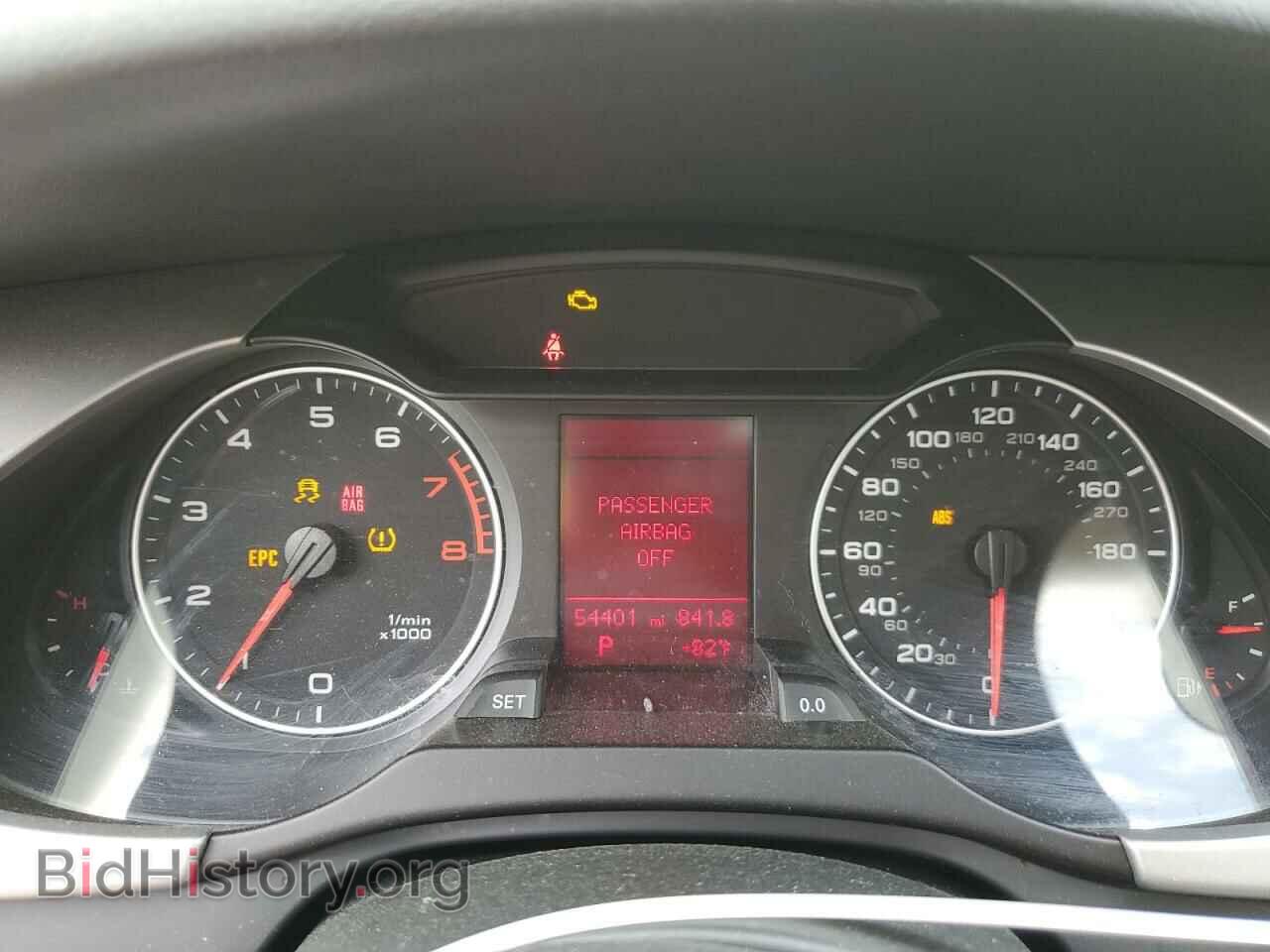 2012 AUDI A4 - VIN: WAUAFAFL5CN015124 - Фото 9