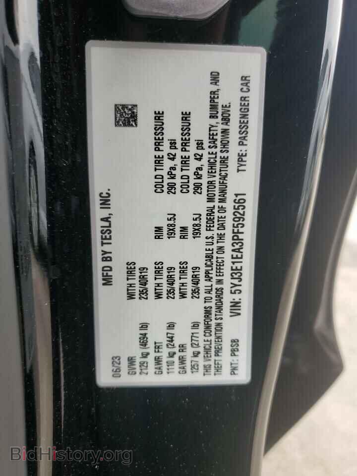 2023 TESLA MODEL 3 - VIN: 5YJ3E1EA3PF592561 - Photo 12