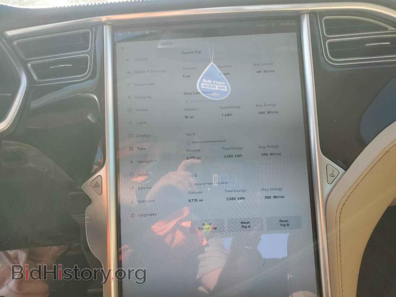 2014 TESLA MODEL S - VIN: 5YJSA1S12EFP30373 - Photo 9