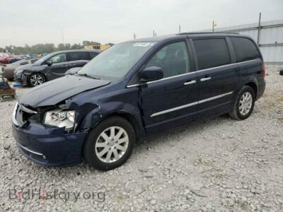 2016 Chrysler MINIVAN Town & COU, синий — VIN 2C4RC1BG3GR255465, Copart