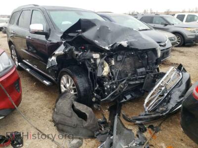 2014 Dodge DURANGO, black — VIN 1C4SDJET1EC323257, Copart