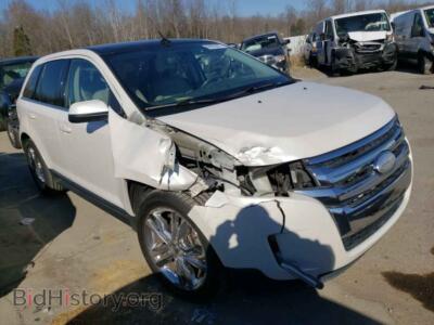 2012 Ford EDGE Edge Limit, белый — VIN 2FMDK3K91CBA10012, Copart
