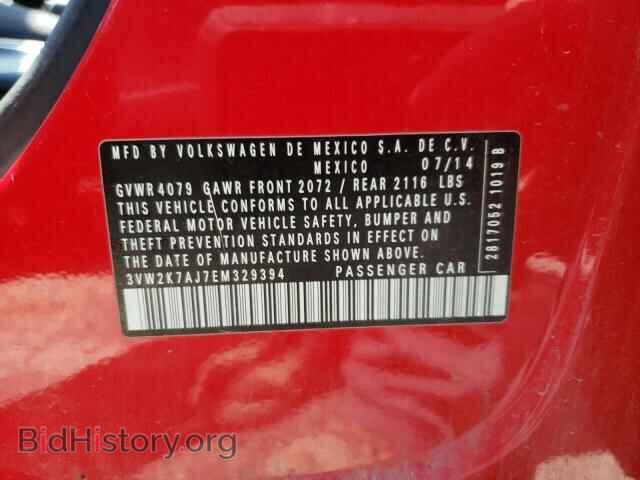 2014 VOLKSWAGEN JETTA - VIN: 3VW2K7AJ7EM329394 - Фото 10