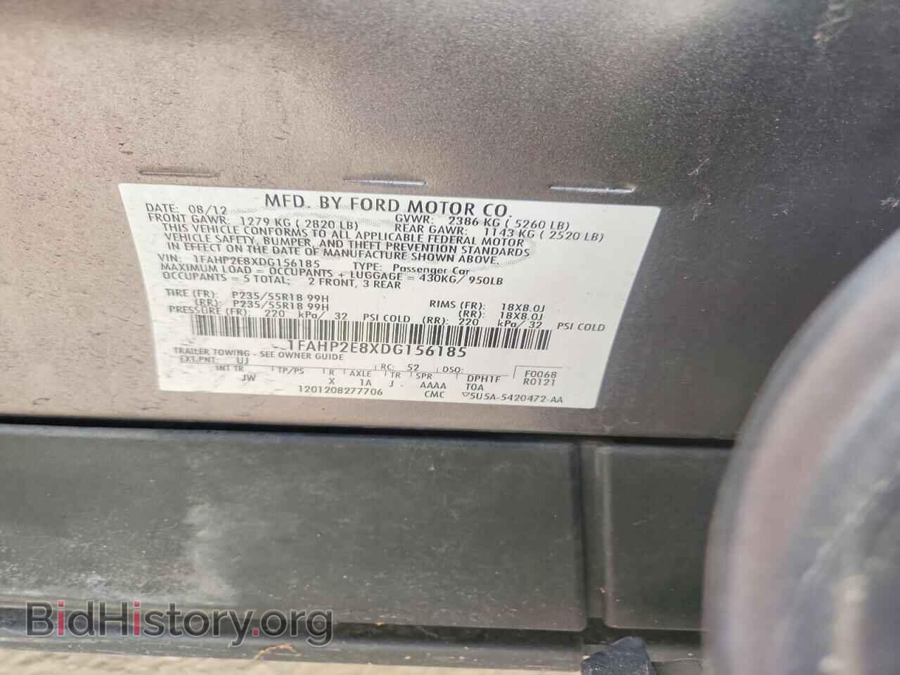 2013 FORD TAURUS - VIN: 1FAHP2E8XDG156185 - Photo 12