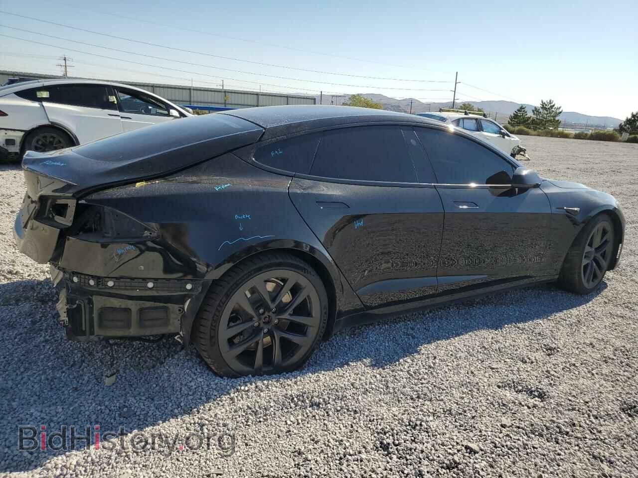 2022 TESLA MODEL S - VIN: 5YJSA1E63NF483730 - Фото 3
