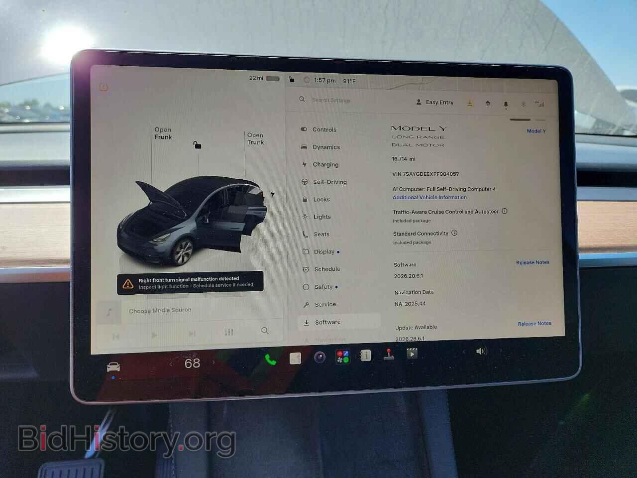 2023 TESLA MODEL Y - VIN: 7SAYGDEEXPF904057 - Photo 9
