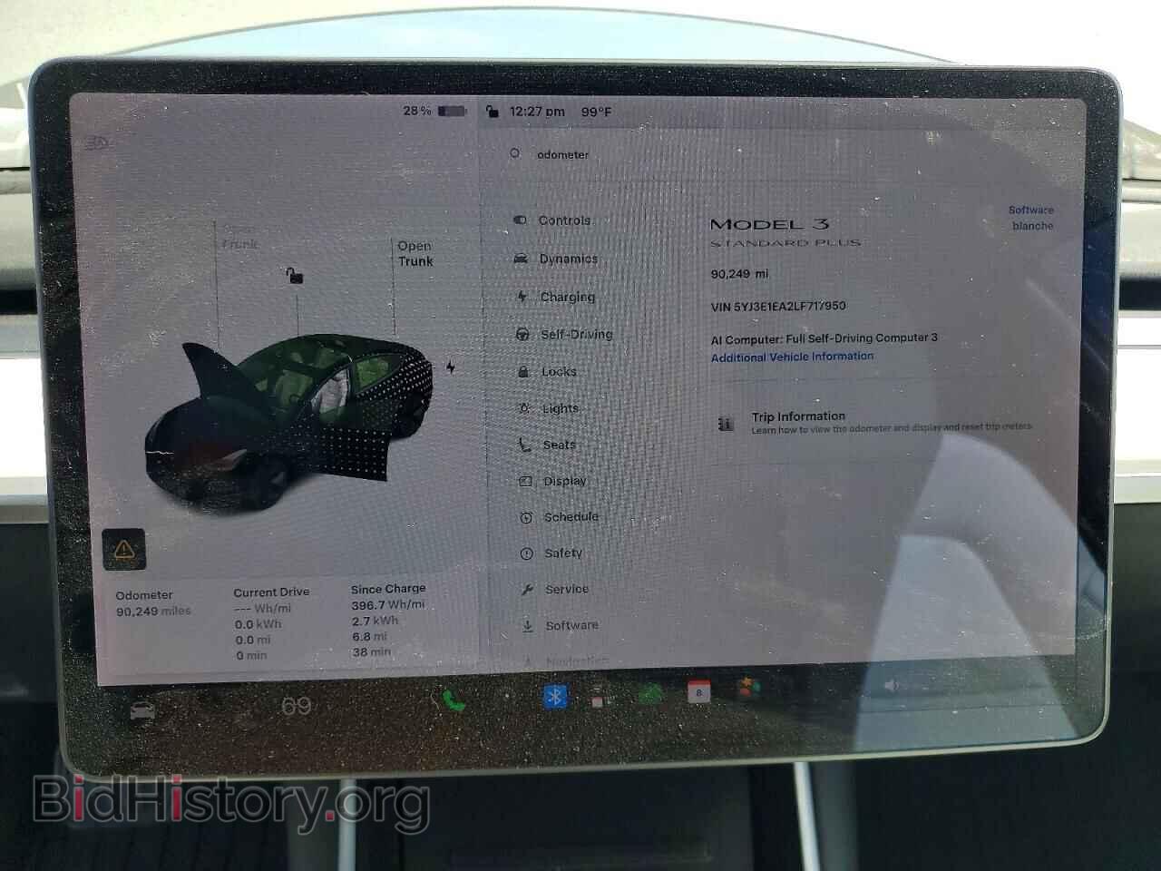 2020 TESLA MODEL 3 - VIN: 5YJ3E1EA2LF717950 - Photo 9