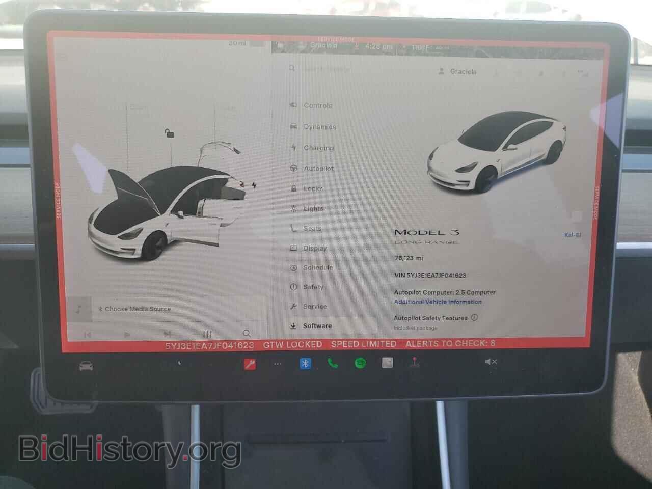 2018 TESLA MODEL 3 - VIN: 5YJ3E1EA7JF041623 - Photo 9