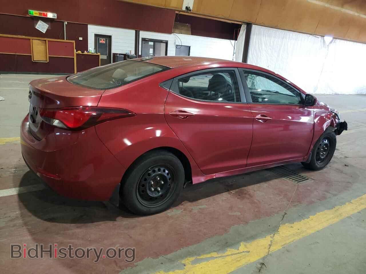 2016 HYUNDAI ELANTRA - VIN: 5NPDH4AE0GH762172 - Фото 3