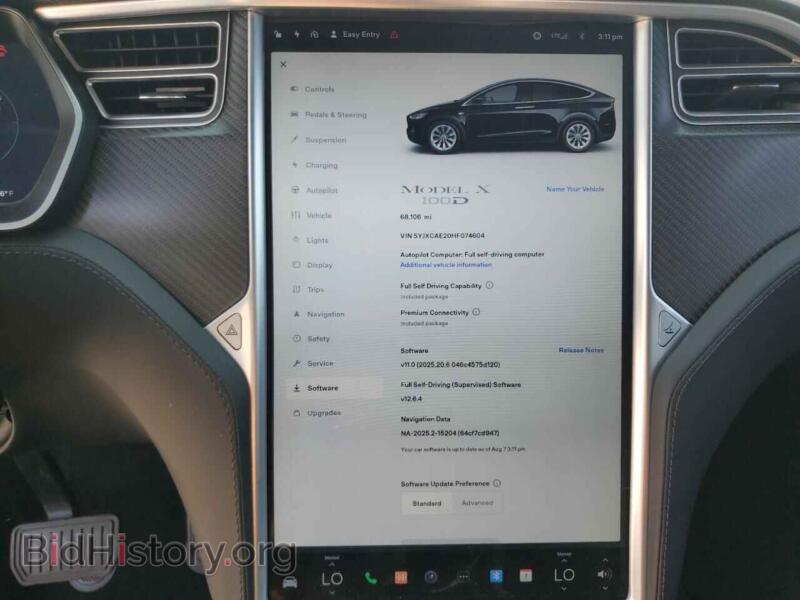 2017 Tesla MODEL X (VIN 5YJXCAE20HF074604) — фото 9 из 16
