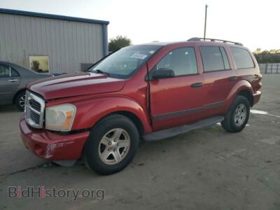 2006 Dodge DURANGO Durango SL, бордовый — VIN 1D4HD48K46F126942, Copart