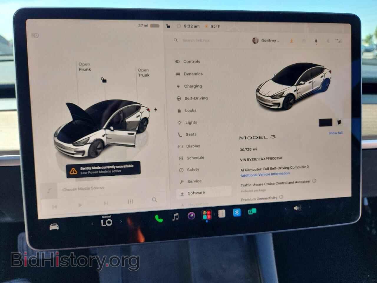 2023 TESLA MODEL 3 - VIN: 5YJ3E1EAXPF606150 - Photo 9