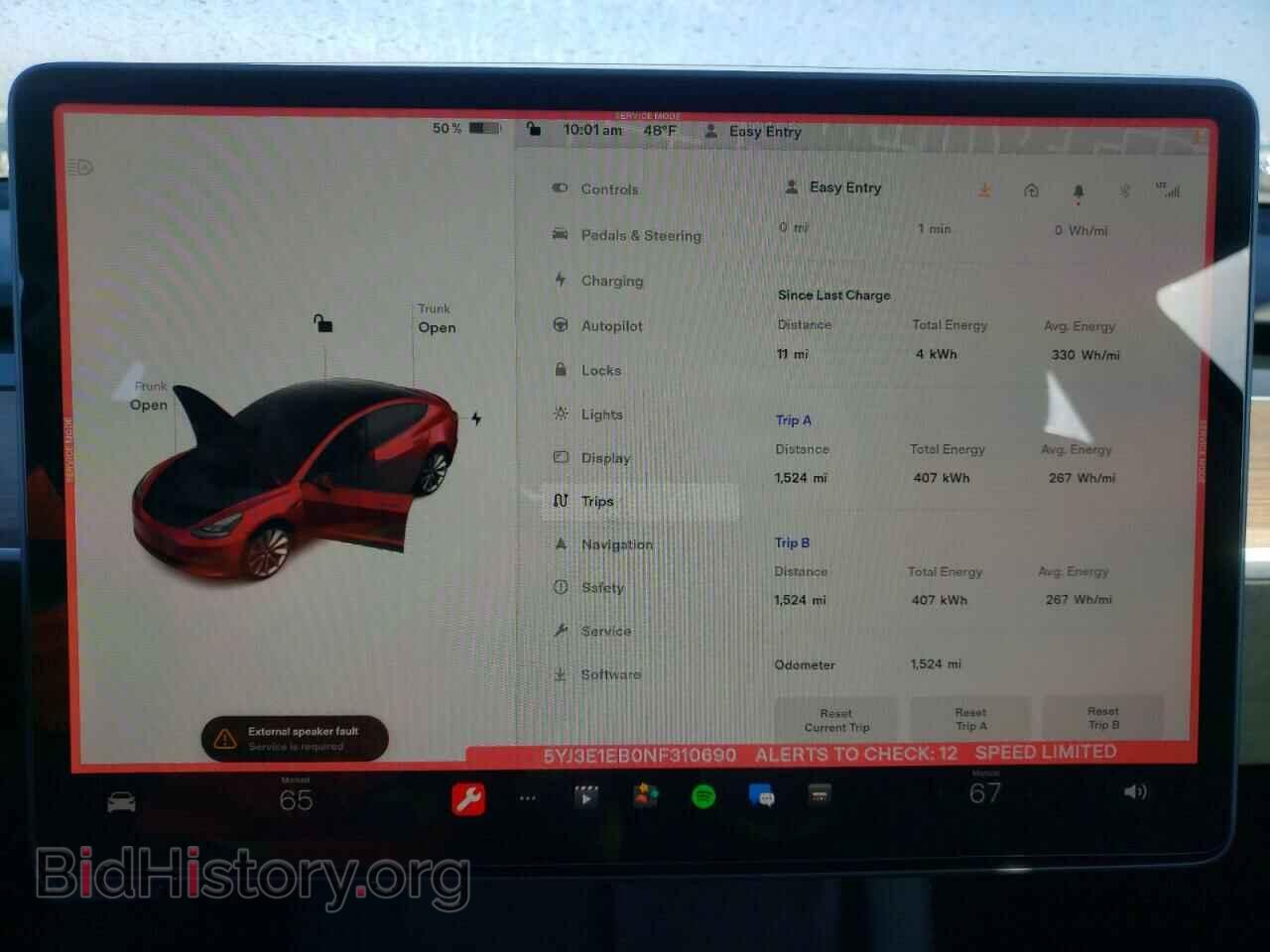 2022 TESLA MODEL 3 - VIN: 5YJ3E1EB0NF310690 - Фото 9
