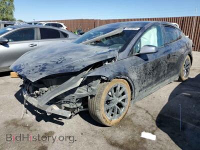 2022 Tesla MODEL X, gray — VIN 7SAXCBE64NF329908, Copart