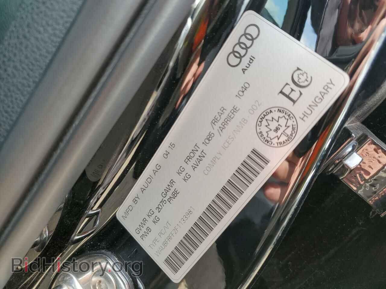 2015 AUDI A3 - VIN: WAUBFRFF2F1133981 - Photo 13