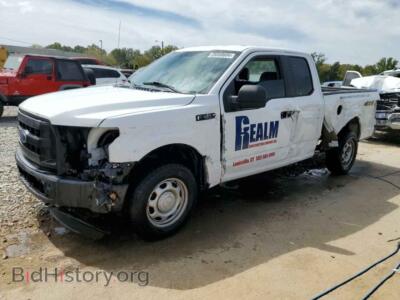 2016 Ford F-150 Super Cab, белый — VIN 1FTFX1EF4GFC90176, Copart