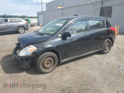 2007 Nissan VERSA S, black — VIN 3N1BC13E27L366880, Copart