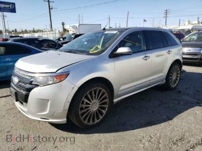 2012 Ford EDGE Edge Sport, silver — VIN 2FMDK3AK0CBA82078, Copart